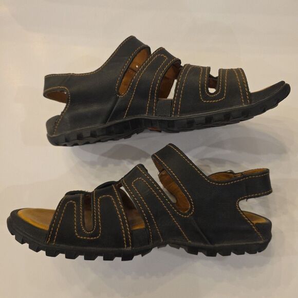 NIKE Men's ACG Air Leather Sz 10 Fisherman Sandals VTG‎ Dadcore Rugged Outdoors - Picture 4 of 9
